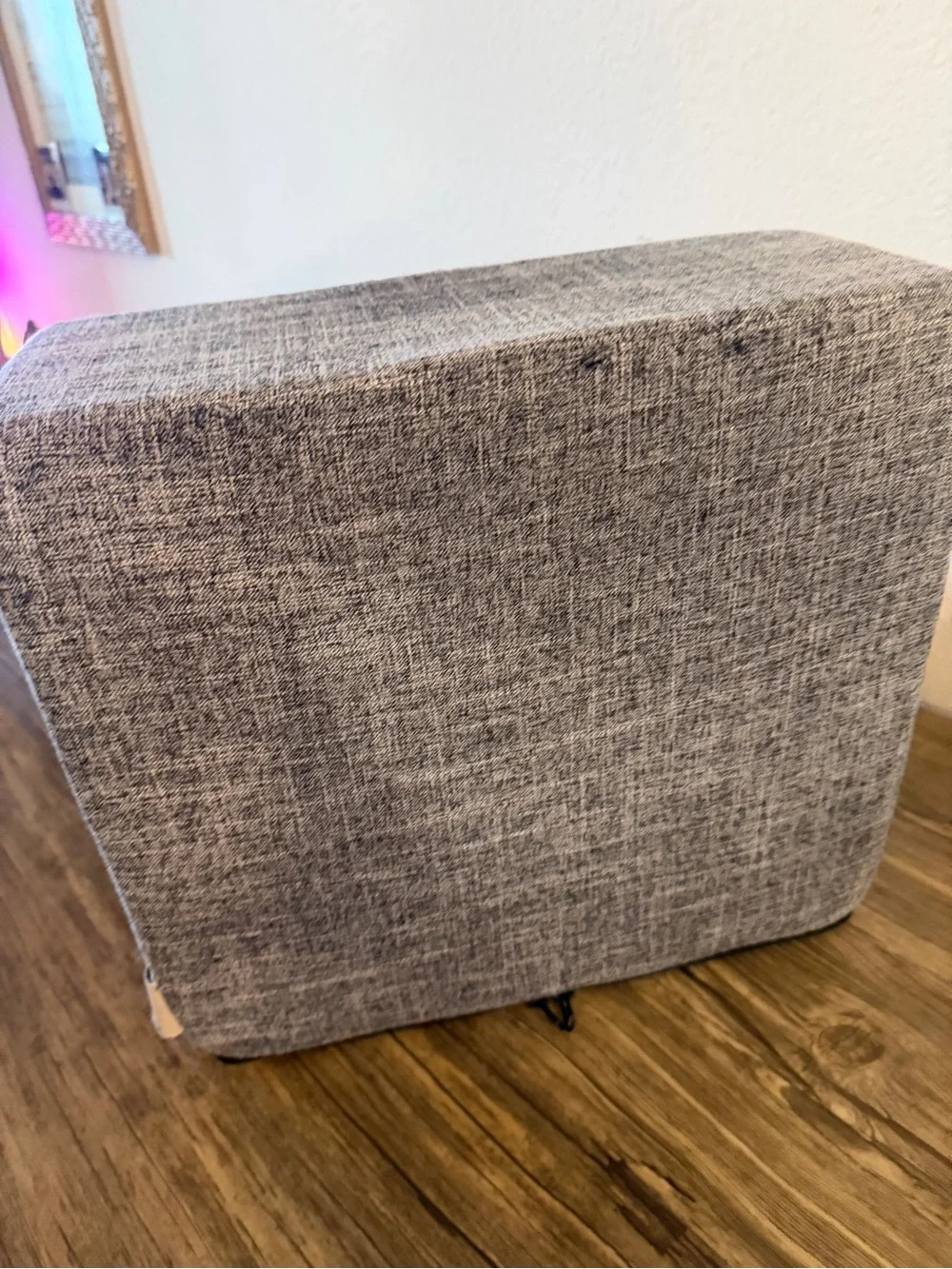 Gray Upholstered Pet Step Stool - Best Pet Supplies